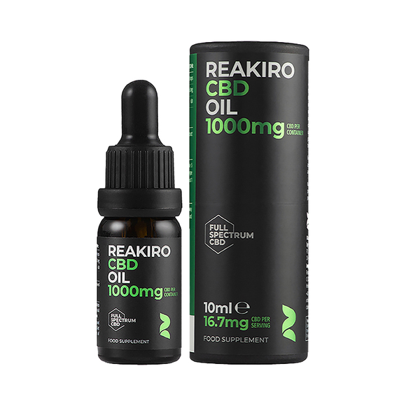 Reakiro CBD Oil 1000mg 10 ml Holland & Barrett