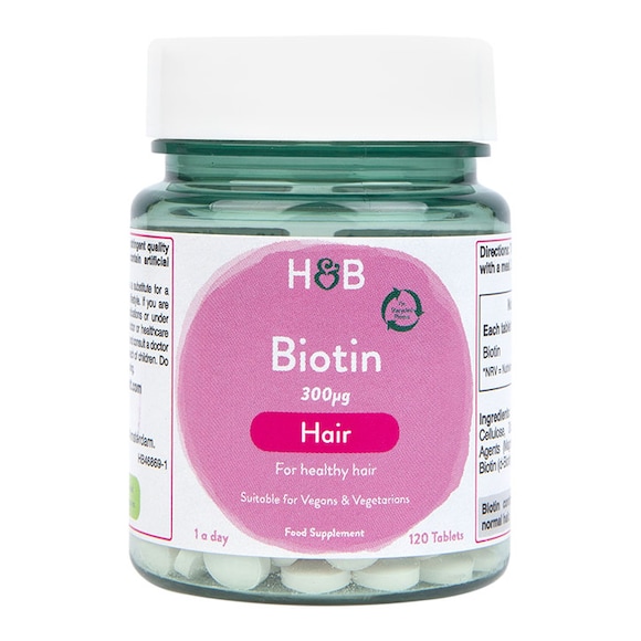 Biotin Tablets 300ug | Vegan | Holland & Barrett