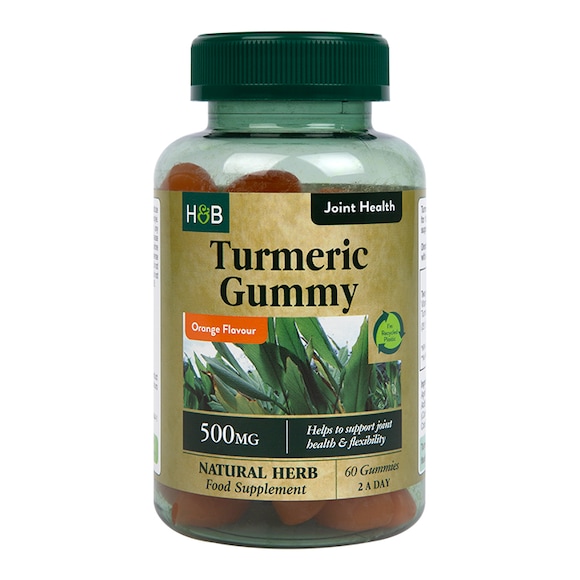 Holland & Barrett Turmeric Gummy 500mg 60 Chewables | Holland & Barrett