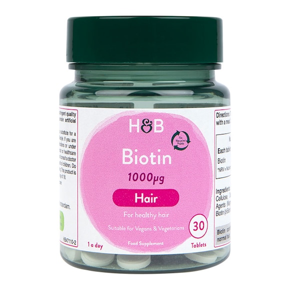 H&B Biotin Tablets 1000ug | Holland & Barrett