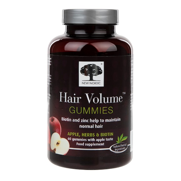 New Nordic Hair Volume Supplement Gummies | Holland & Barrett - the UK ...