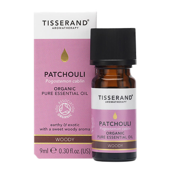 Tisserand Patchouli Organic Pure Essential Oil 9ml Holland & Barrett