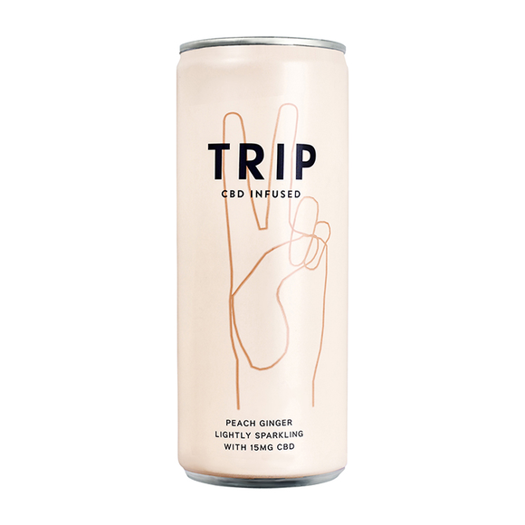 TRIP Peach Ginger CBD Drink 250ml Holland & Barrett