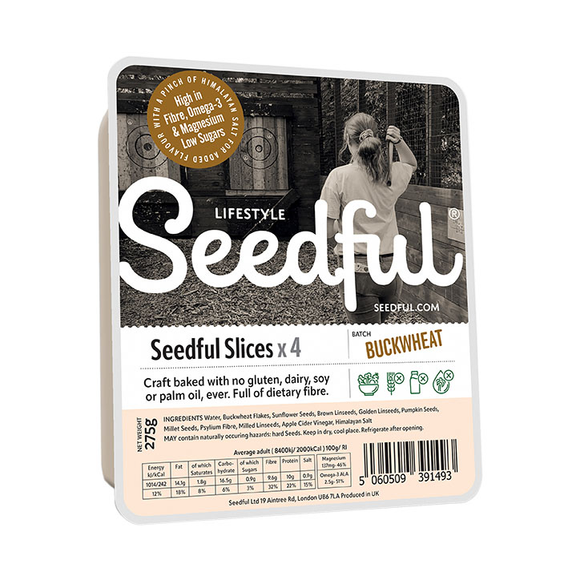 Seedful Organic Gluten Free Buckwheat Loaf Slices 275g Holland & Barrett