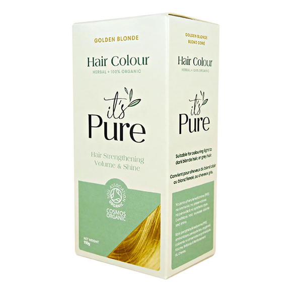 It's Pure Organic Henna Hair Colour Golden Blonde 110g Holland & Barrett