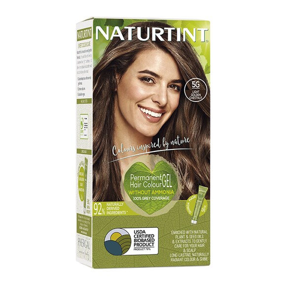 Naturtint Permanent Hair Colour 5G (Light Golden Chestnut) | Holland ...