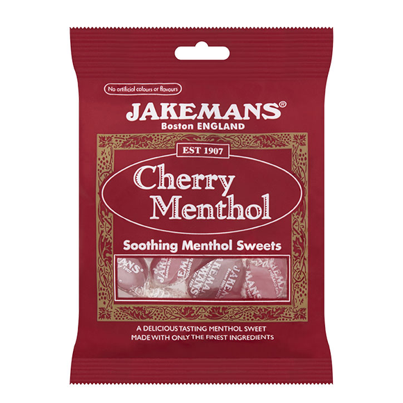 Jakemans Cherry Soothing Menthol Sweets Cherry Holland & Barrett