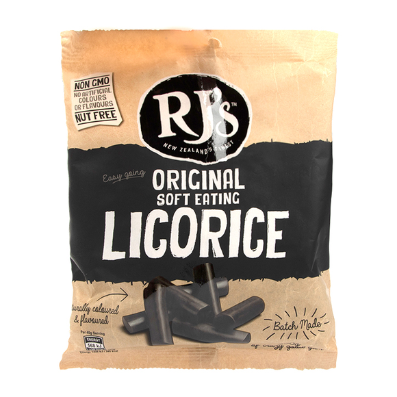 RJs Natural Licorice 300g Bag Holland & Barrett