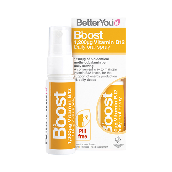 BetterYou Boost Daily Vitamins B12 Oral spray (25ml) UK Holland & Barrett