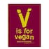 V is for Vegan image 1