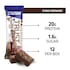 USN Trust Crunch Protein Bar Fudge Brownie 12x60g image 2