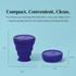 Mooncup Menstrual Cup Cleaning Pot image 6