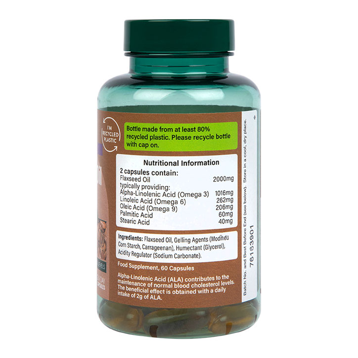 Flaxseed Oil Vitamins & Supplements Buy Now Holland & Barrett