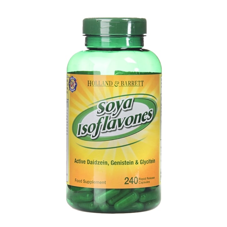 Holland & Barrett Soya Isoflavones 240 Capsules 750mg image 1