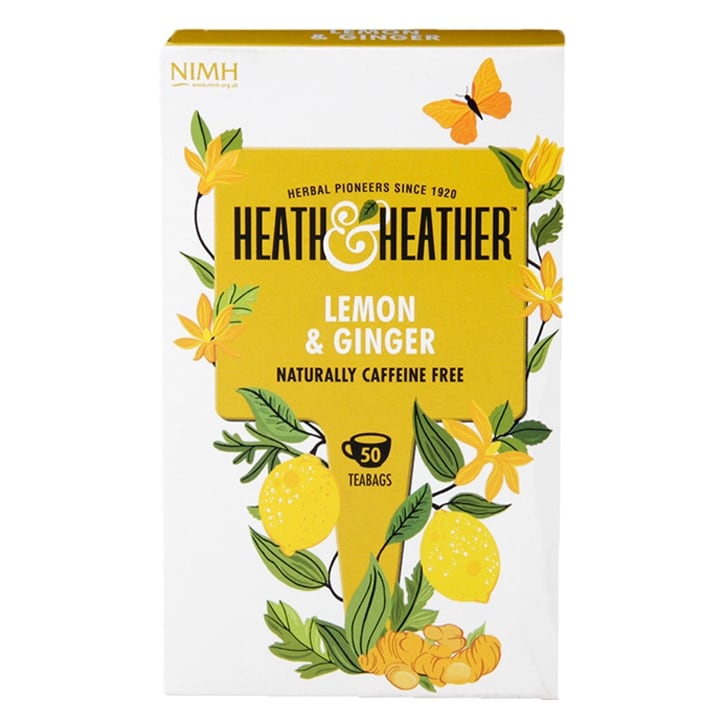Heath & Heather Lemon & Ginger 50 Tea Bags