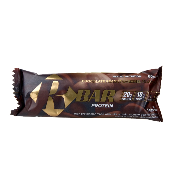 Reflex R-Bar Protein Chocolate Peanut Caramel 60g image 1