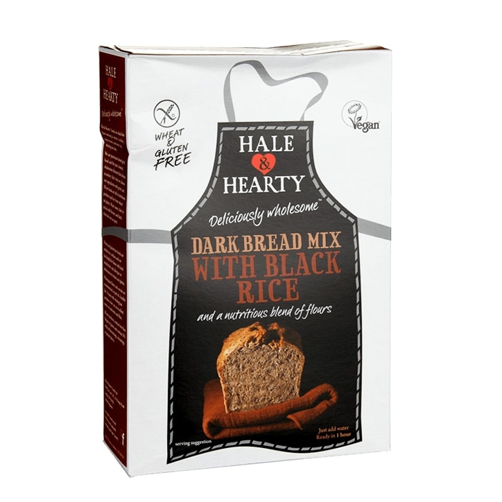 Hale & Hearty Organic Dark bread mix with Black Rice 375g image 1