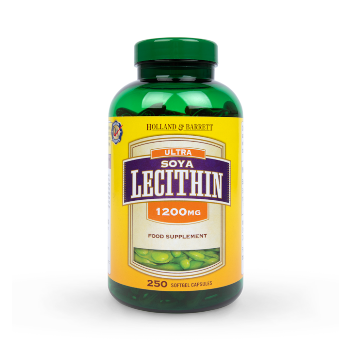 Holland & Barrett Ultra Soya Lecithin 250 Capsules 1200mg image 1