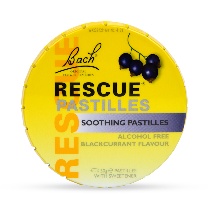 Nelsons Bach Rescue Remedy Blackcurrant Pastilles 50g image 1