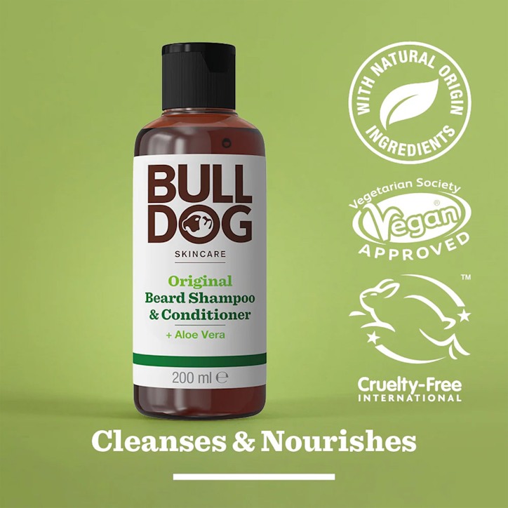 Bulldog Original Beard Shampoo And Conditioner 200ml image 3