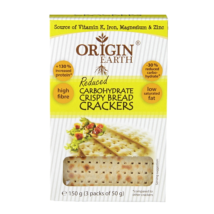 Origin Earth Reduced Carb Crackers 150g Holland & Barrett