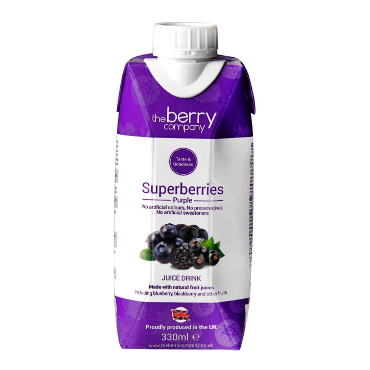 The Berry Company Superberries Purple Juice Drink 330ml image 1