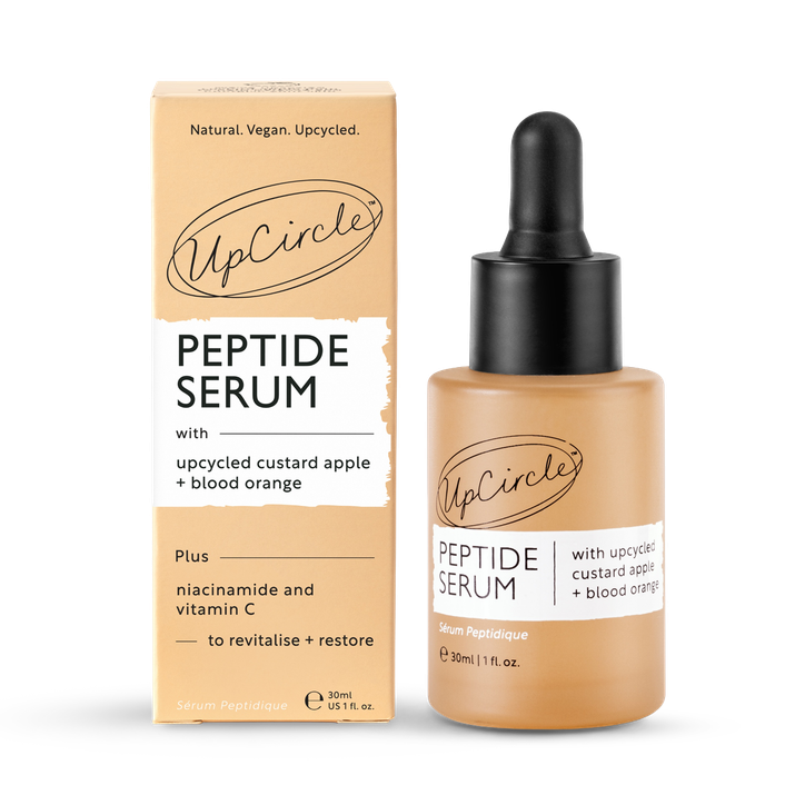 Upcircle Peptide Serum With Upcycled Custard Apple + Blood Orange 30ml image 1