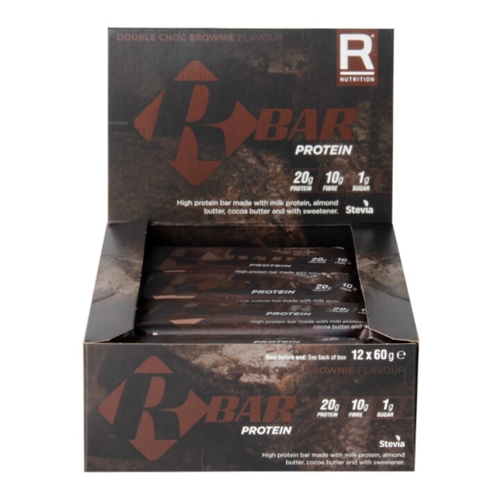 Reflex R-Bar Protein Double Chocolate Brownie 12 x 60g image 1