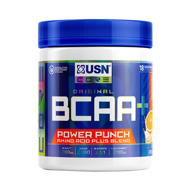 USN BCAA+ Power Punch Tangerine 400g-1