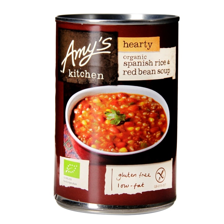 Amy's Kitchen Hearty Spanish Rice & Red Bean Organic Soup 416g image 1