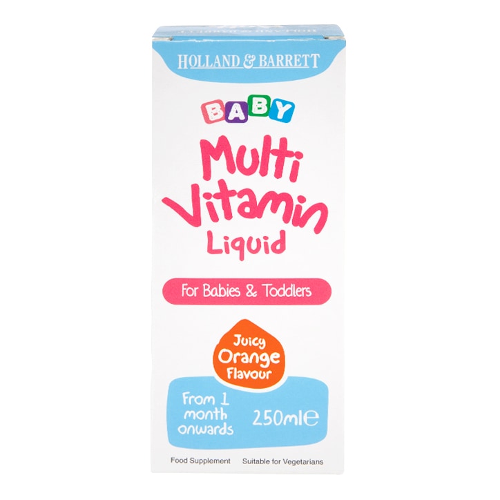 vaardigheid vergiftigen interieur Baby Multivitamin Liquid Juicy Orange | Holland & Barrett