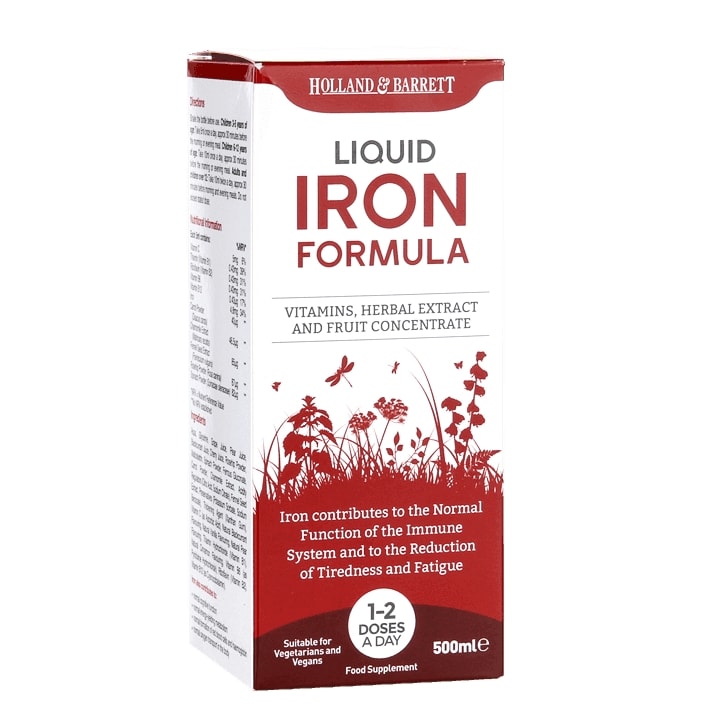 Holland & Barrett Liquid Iron Formula 500ml image 1