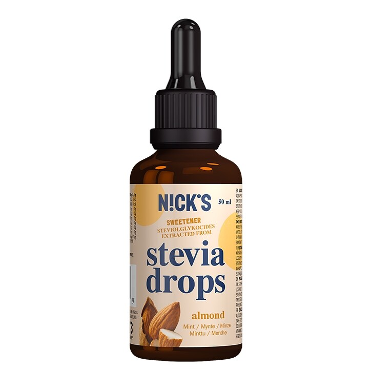 Nicks Almond Stevia Drops 50ml image 1