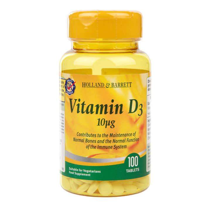 H&B Vitamin D3 Tablets Holland & Barrett