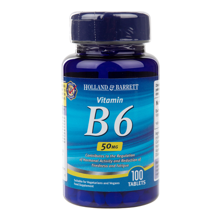 Holland & Barrett Vitamin B6 Tablets 50mg Holland & Barrett Ireland