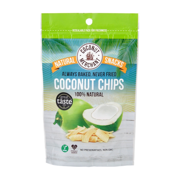Coconut Merchant Coconut Snack Chips 40g image 1