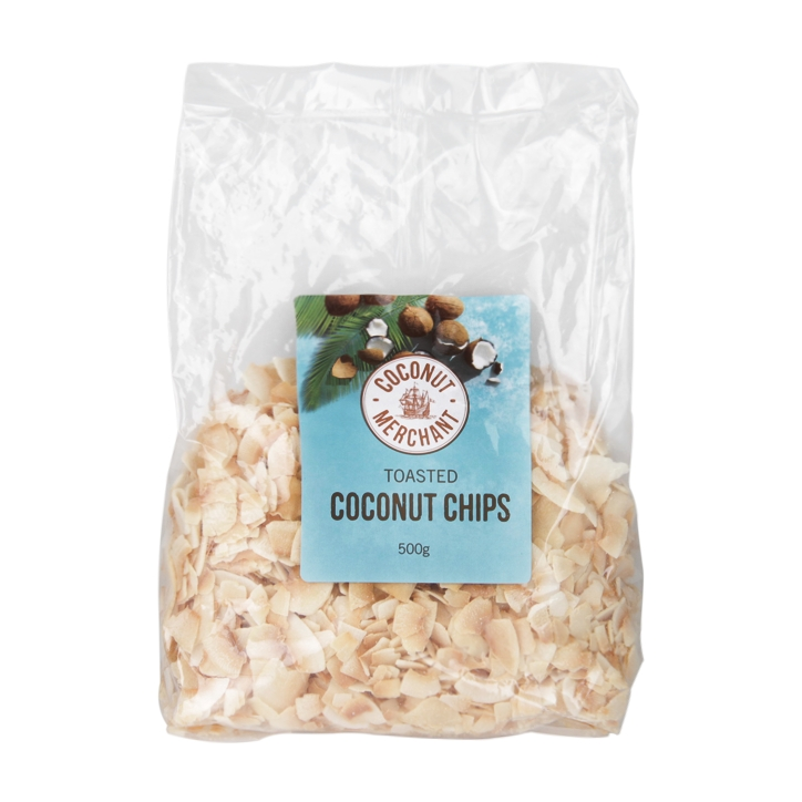 Coconut Merchant Organic Toasted Coconut Chips 500g image 1