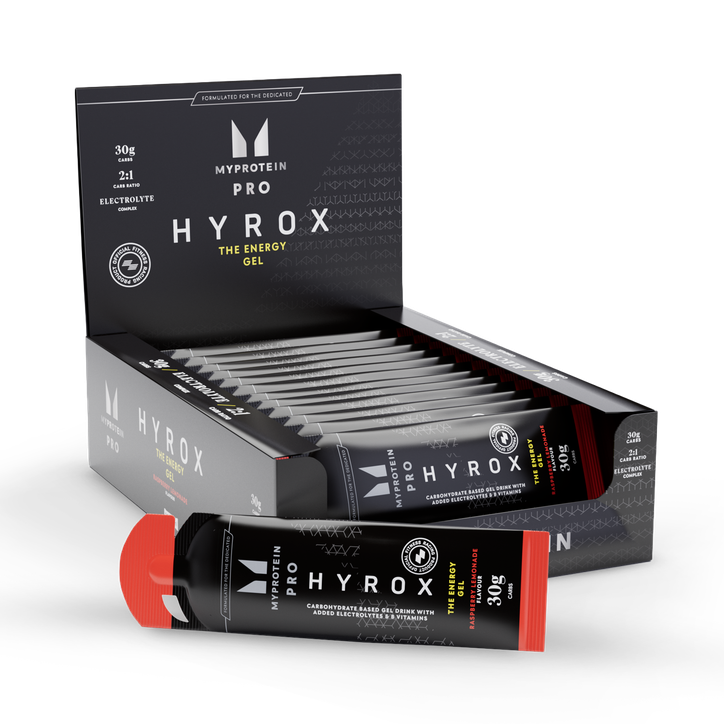 Myprotein Pro x Hyrox THE Energy Gel Raspberry Lemonade 60ml image 2