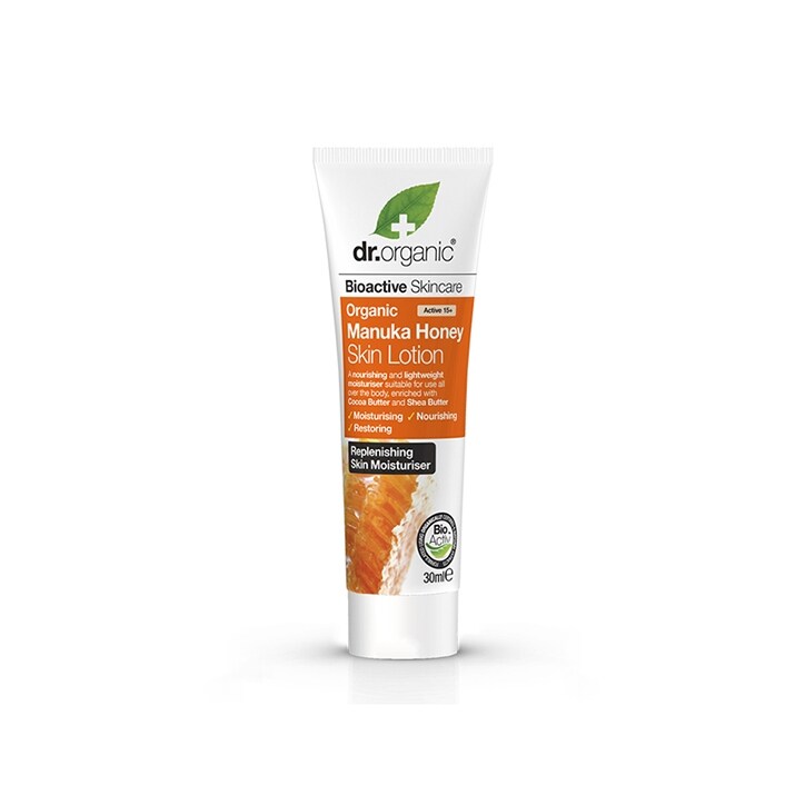 Dr Organic Manuka Honey Travel Skin Lotion 30ml image 1