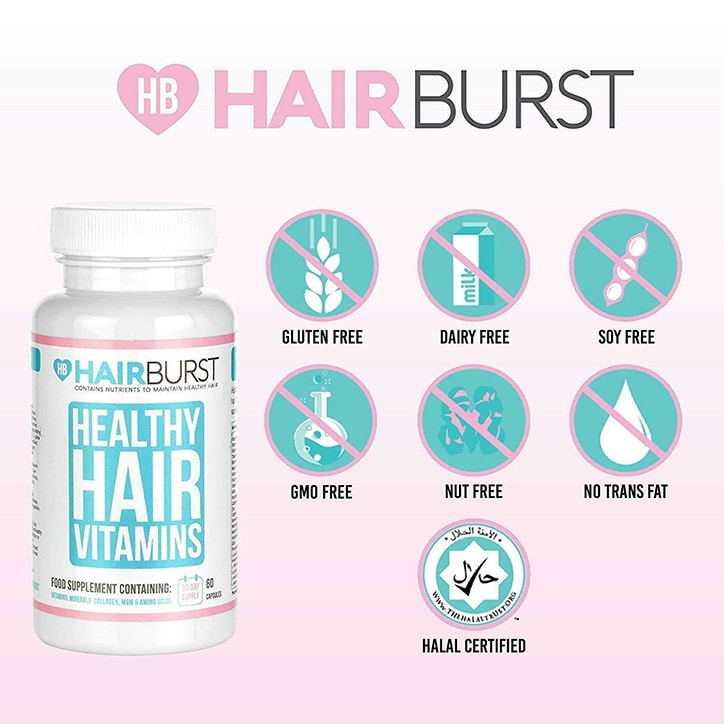 Hairburst 3 x 60 Capsules 3 Month Supply image 4