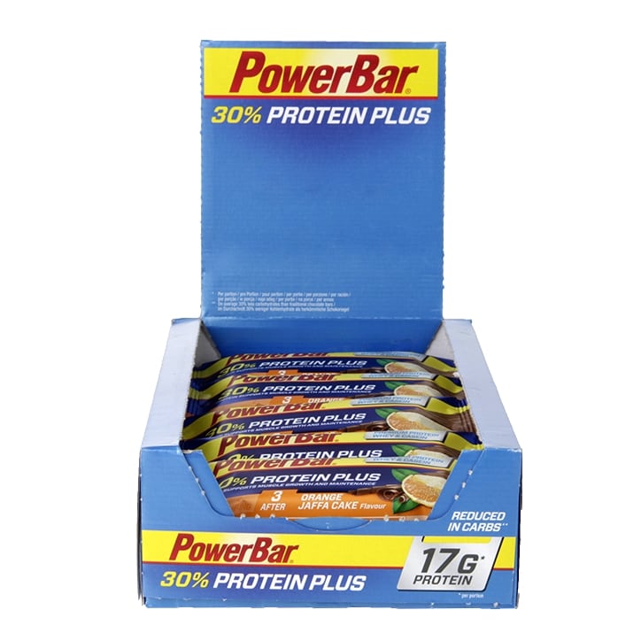PowerBar ProteinPlus 30% Protein Bar Orange Jaffa Cake  15 x 55g image 1