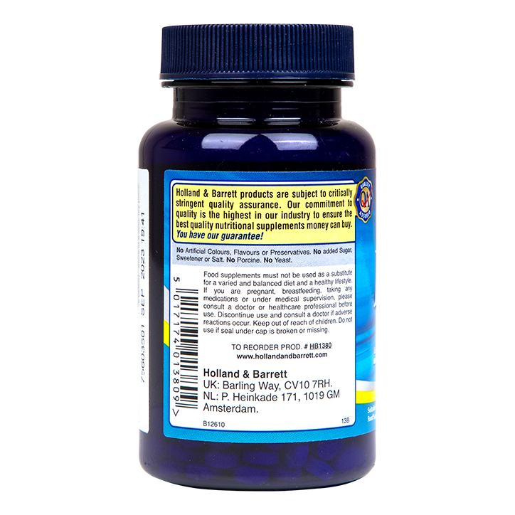 Holland & Barrett Timed Release Vitamin B12 1000ug 100 Tablets image 2