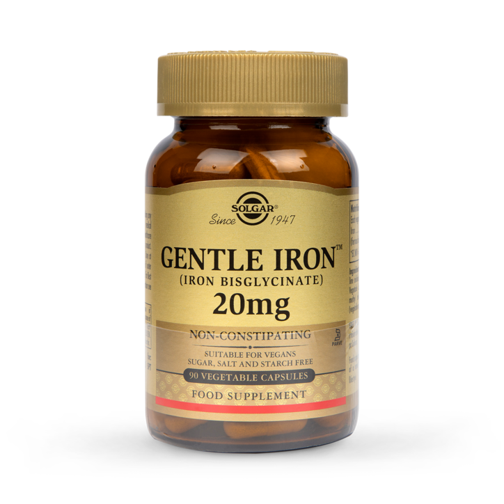 Solgar Gentle Iron 20mg 90 Vegi Capsules