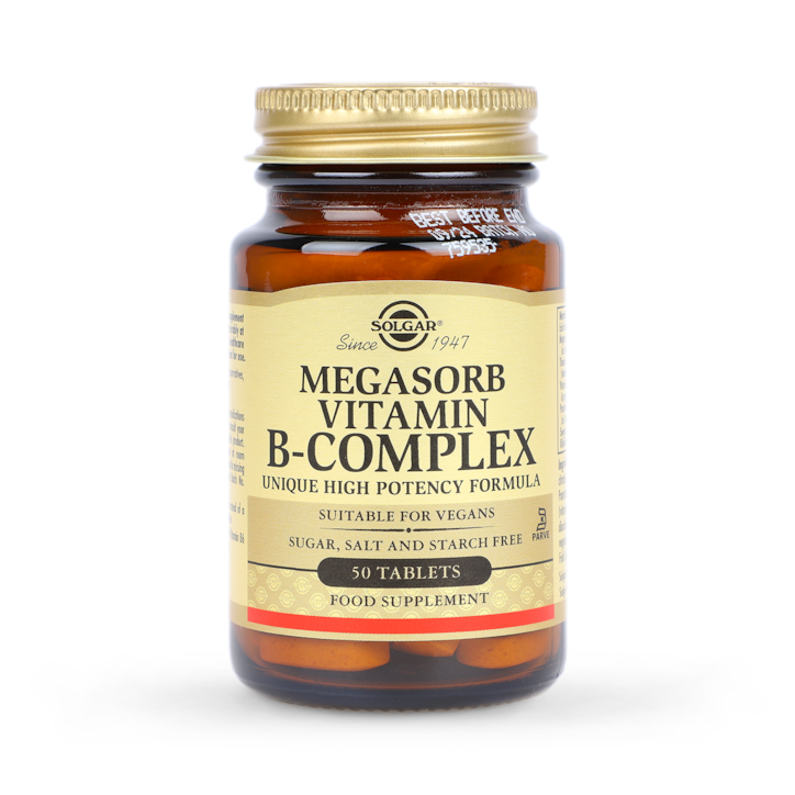 Solgar Megasorb Vitamin B-Complex 50 Tablets image 1