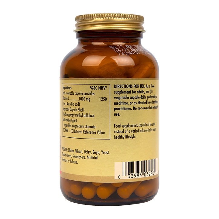 Solgar Vitamin C 1000mg 100 Vegi Capsules-3