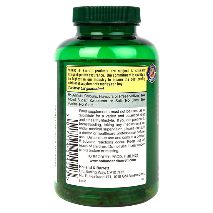 Holland & Barrett Flaxseed Linseed Oil 120 Capsules image 2