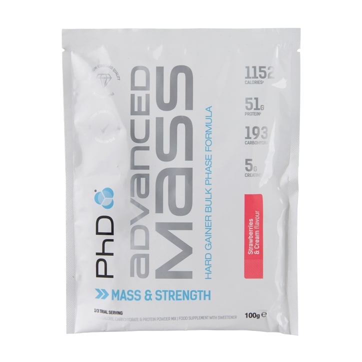 PhD Advanced Mass Powder Strawberries & Cream 100g image 1