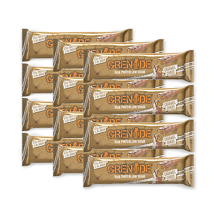 Grenade Caramel Chaos Protein Bars 12x 60g image 1