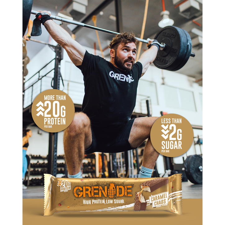 Grenade Caramel Chaos Protein Bars 12x 60g image 6