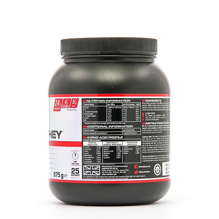 Reflex 100% Whey Powder Chocolate Perfection 875g image 2